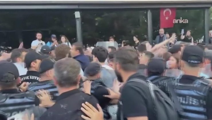 Ankara’da CHP’li gençlere polis müdahalesi