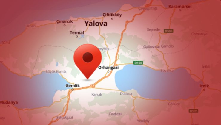 Bursa Gemlik’te 3,9 ve 4,2 büyüklüğünde iki deprem!