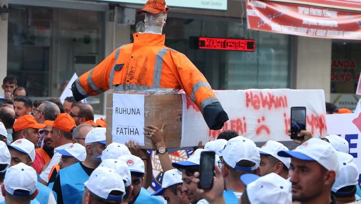 Kamu işçilerinden ‘tabutlu’ zam talebi!